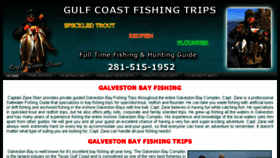 What Galvestonbayfishing.com website looked like in 2016 (7 years ago)