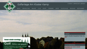 What Golfclub-am-kloster-kamp.de website looked like in 2016 (7 years ago)
