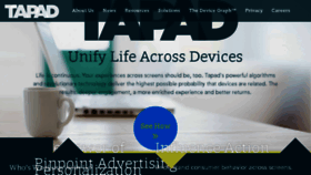 What Go.tapad.com website looked like in 2016 (7 years ago)