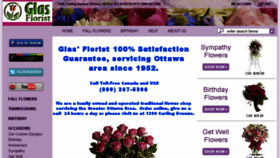 What Glasflorist.com website looked like in 2016 (7 years ago)