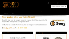 What Goud999.com website looked like in 2016 (7 years ago)
