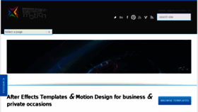 What Graphicinmotion.com website looked like in 2016 (7 years ago)