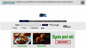 What Google.interia.pl website looked like in 2016 (7 years ago)