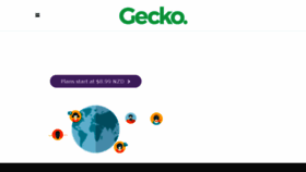 What Geckohost.nz website looked like in 2016 (7 years ago)