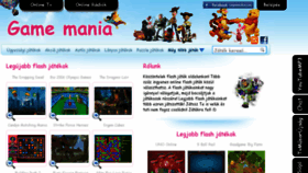 What Game-mania.hu website looked like in 2016 (7 years ago)