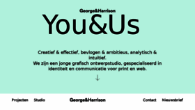 What Georgeandharrison.nl website looked like in 2016 (7 years ago)