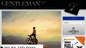 What Gentleman.hu website looked like in 2016 (7 years ago)
