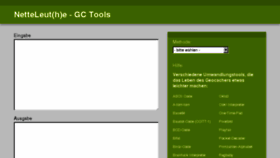 What Gc.de website looked like in 2016 (7 years ago)