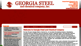 What Georgiasteelco.com website looked like in 2016 (7 years ago)