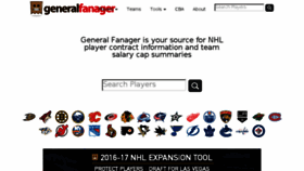 What Generalfanager.com website looked like in 2016 (7 years ago)