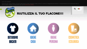 What Gocciaverde.net website looked like in 2016 (9 years ago)