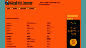 What Global-web-directory.com website looked like in 2016 (7 years ago)