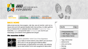 What Geovoyagers.de website looked like in 2016 (7 years ago)