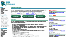 What Gnugk.org website looked like in 2016 (8 years ago)