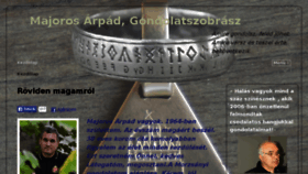 What Gondolatszobrasz.hu website looked like in 2016 (7 years ago)