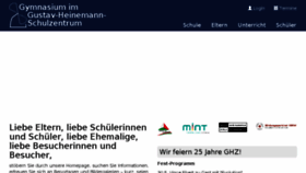 What Gymnasiumhiesfeld.de website looked like in 2016 (7 years ago)