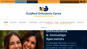 What Guildfordorthodontics.com website looked like in 2016 (7 years ago)