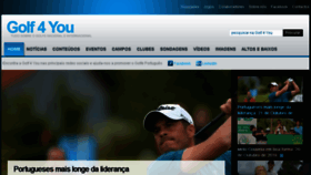 What Golf4you.pt website looked like in 2016 (7 years ago)