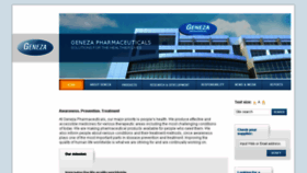 What Genezapharmaceuticals.com website looked like in 2016 (7 years ago)