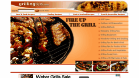 What Grillingtips.com website looked like in 2016 (7 years ago)