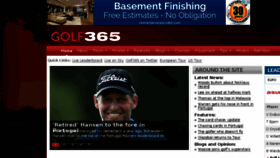 What Golf365.co.za website looked like in 2016 (7 years ago)