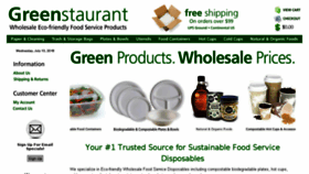 What Greenstaurant.com website looked like in 2016 (7 years ago)