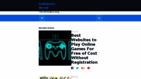 What Gobabygo.in website looked like in 2016 (7 years ago)
