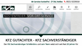 What Gutachten.ag website looked like in 2016 (7 years ago)