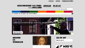 What Geschiedenisvanzuidholland.nl website looked like in 2016 (7 years ago)
