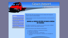 What Gruasismael.com website looked like in 2016 (7 years ago)