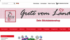 What Gretevomlaendle.de website looked like in 2016 (9 years ago)