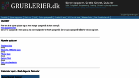 What Grublerier.dk website looked like in 2016 (7 years ago)