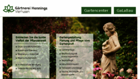 What Gaertnerei-hennings.de website looked like in 2016 (7 years ago)