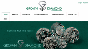 What Growndiamondcorp.com website looked like in 2016 (8 years ago)
