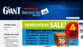 What Giantwarehousesale.com website looked like in 2016 (7 years ago)