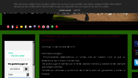 What Golfcuellar.es website looked like in 2016 (7 years ago)