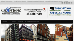 What Groupeimpec.com website looked like in 2016 (7 years ago)