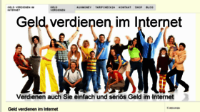 What Geld-verdienen-im-internet.de website looked like in 2016 (7 years ago)