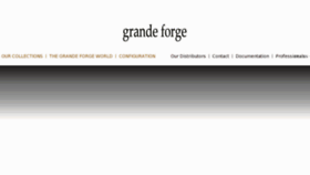 What Grande-forge.com website looked like in 2016 (7 years ago)