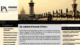 What Gpierreavocat.fr website looked like in 2016 (7 years ago)