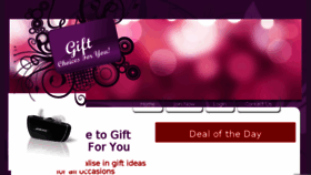 What Giftchoicesforyou.com website looked like in 2016 (7 years ago)
