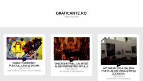 What Graficante.ro website looked like in 2016 (7 years ago)