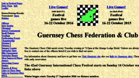 What Guernseychessclub.org.gg website looked like in 2016 (7 years ago)