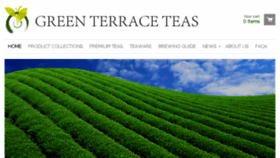 What Greenterraceteas.com website looked like in 2016 (7 years ago)