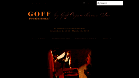 What Goffprof.com website looked like in 2016 (7 years ago)