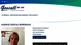 What Gescall-bordeaux.fr website looked like in 2016 (7 years ago)