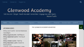What Glenwoodacademy.com website looked like in 2016 (7 years ago)