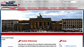 What Getraenke-pm.de website looked like in 2016 (7 years ago)