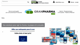 What Granpharma.com website looked like in 2016 (7 years ago)
