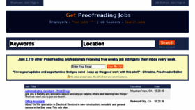 What Getproofreadingjobs.com website looked like in 2016 (7 years ago)